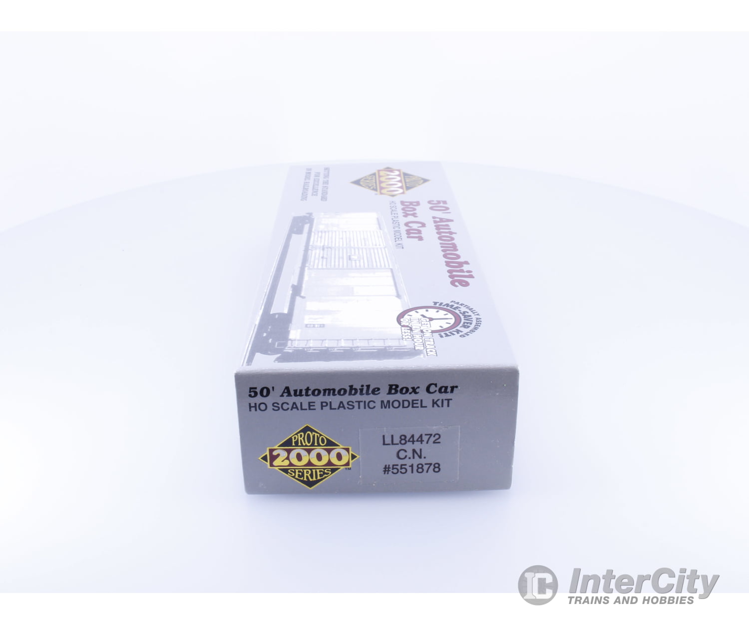 Proto 2000 LL84472 HO 50’ Automobile Box Car Kit Canadian National (CN) 551878 Freight Cars