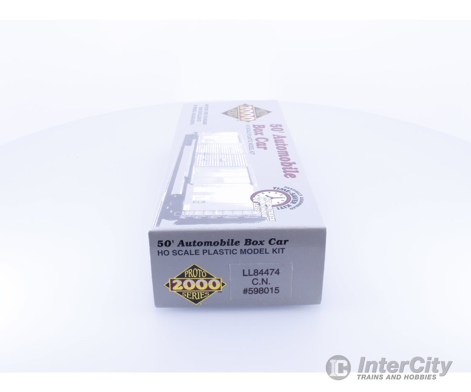 Proto 2000 LL84474 HO 50’ Automobile Box Car Kit Canadian National (CN) 598015 Freight Cars