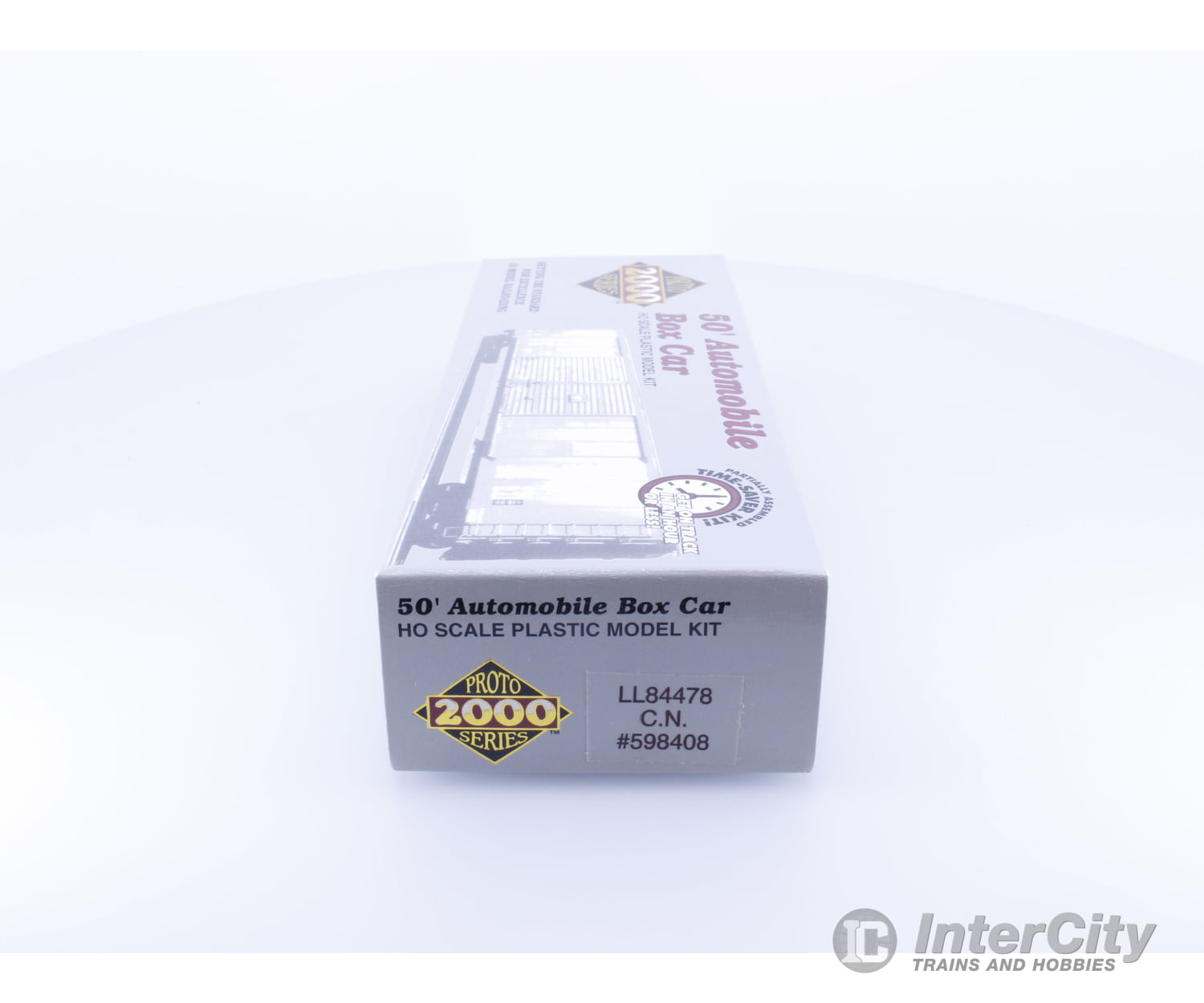 Proto 2000 LL84478 HO 50’ Automobile Box Car Kit Canadian National (CN) 598408 Freight Cars