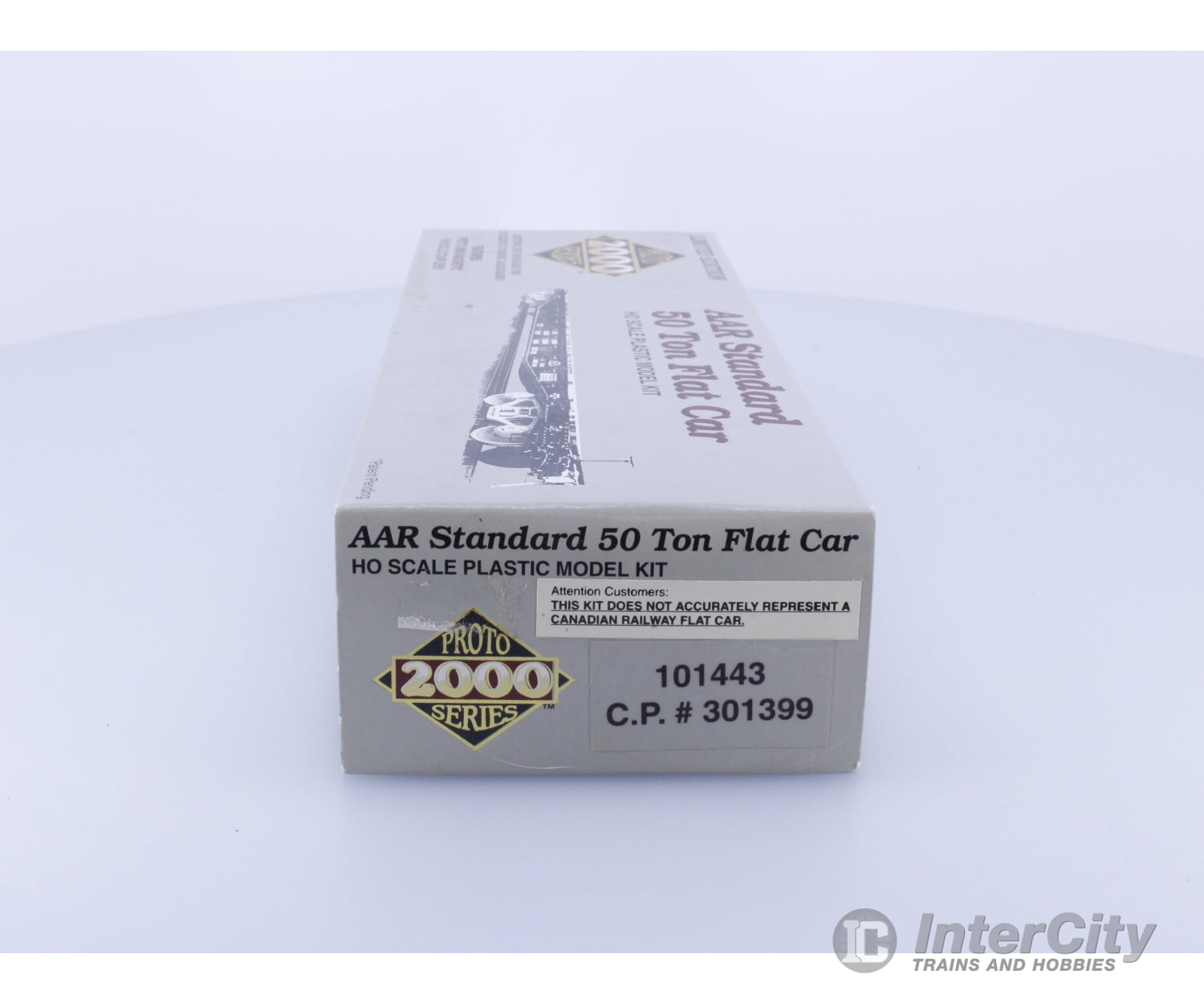Proto 2000 Series 101443 HO AAR Standard 50 Ton Flat Car Canadian Pacific (CP) 301399 Freight Cars