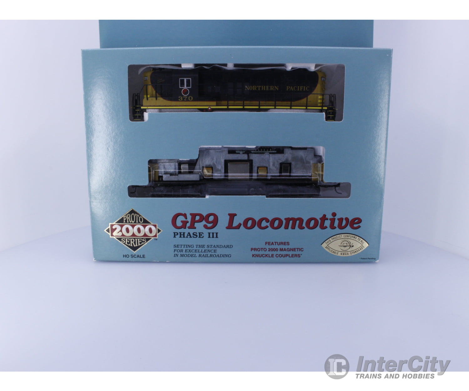 Proto 2000 Series 21642 HO GP9 Phase 3 Northern Pacific (NP) 370 DCC Ready Locomotives