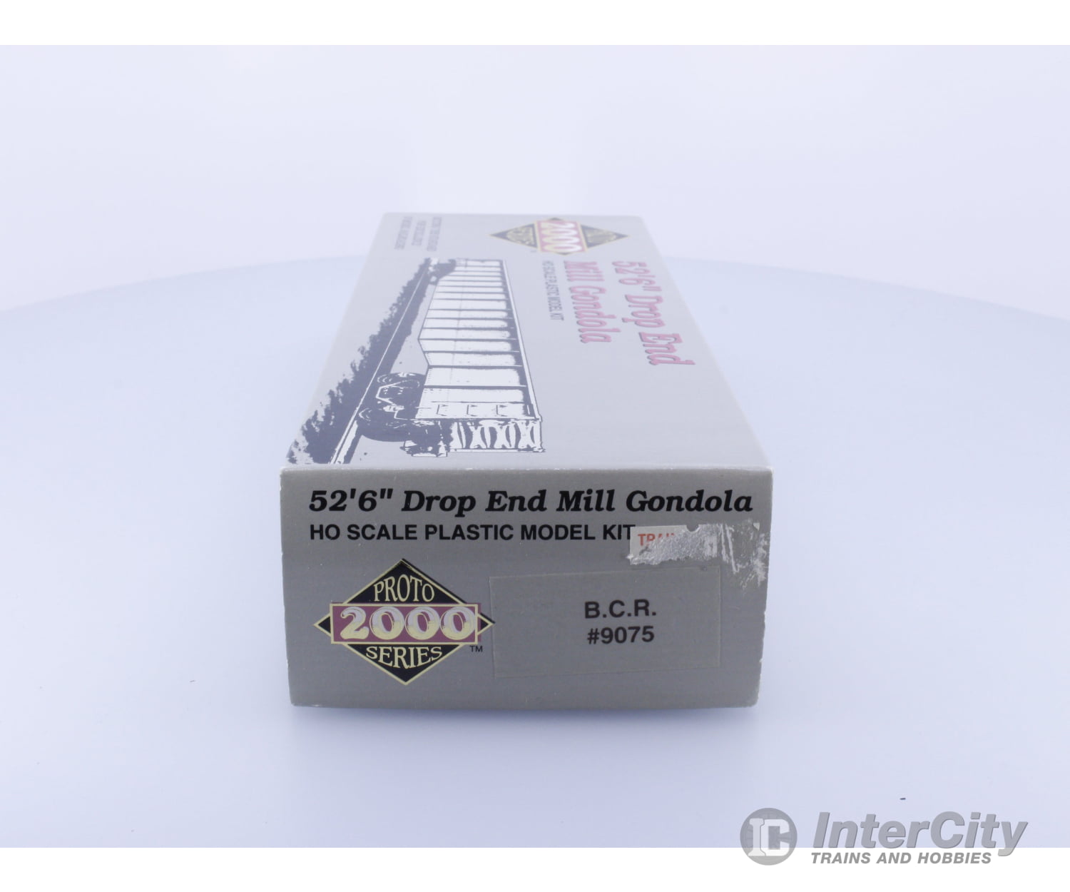 Proto 2000 Series HO 52’6’’ Drop End Mill Gondola Model Kit BC Rail (BCOL) 9075 Freight Cars