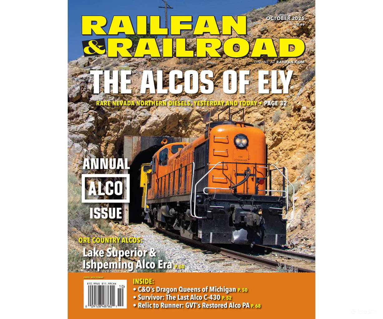 Railfan & Railroad Magazine October 2025 - Magazines