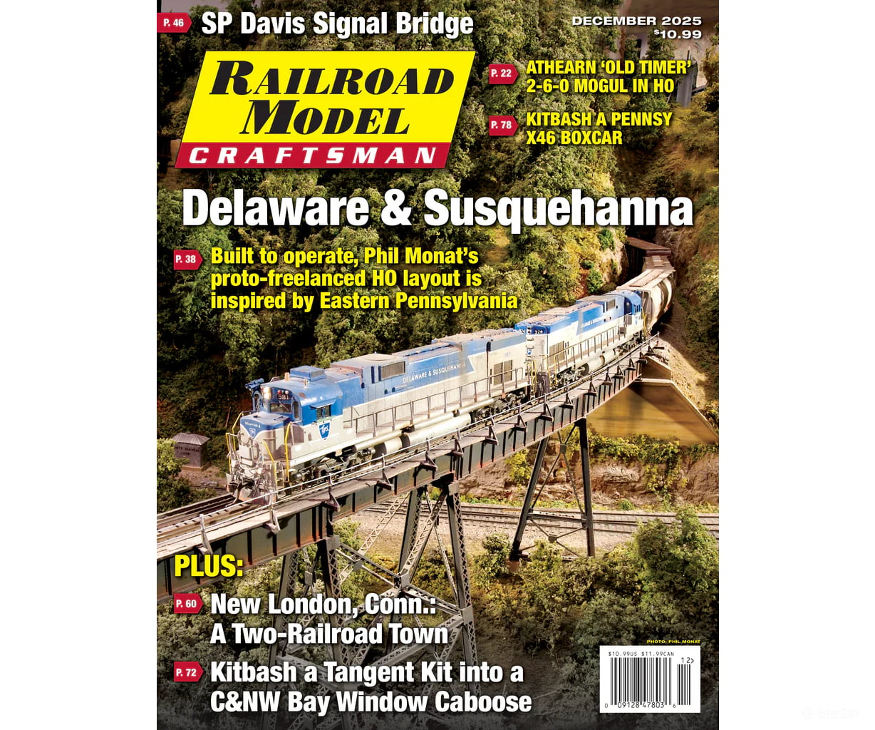 Railroad Model Craftsman Magazine December 2025 Magazines