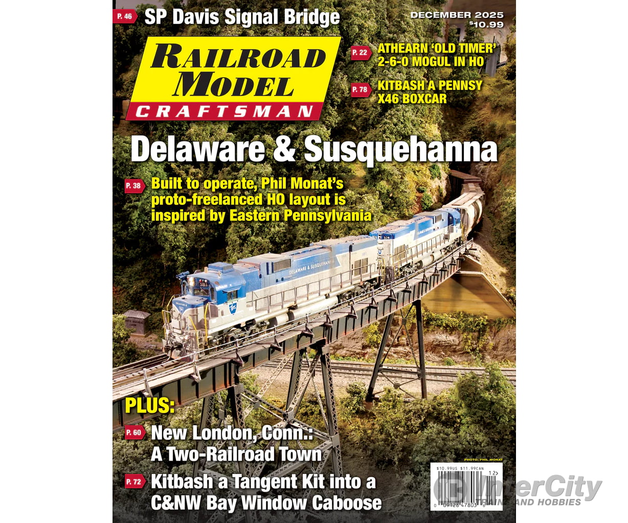 Railroad Model Craftsman Magazine December 2025 Magazines