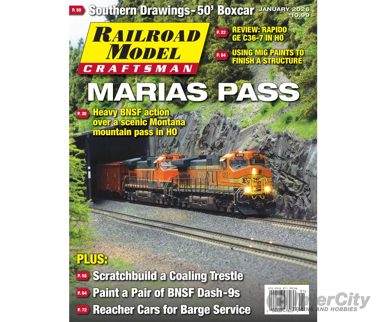 Railroad Model Craftsman Magazine January 2026 Magazines