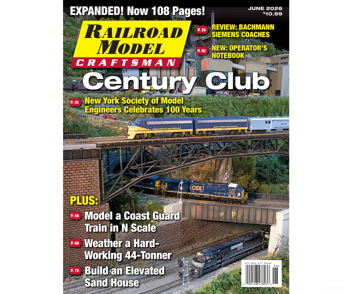 Railroad Model Craftsman Magazine June 2026 - Magazines