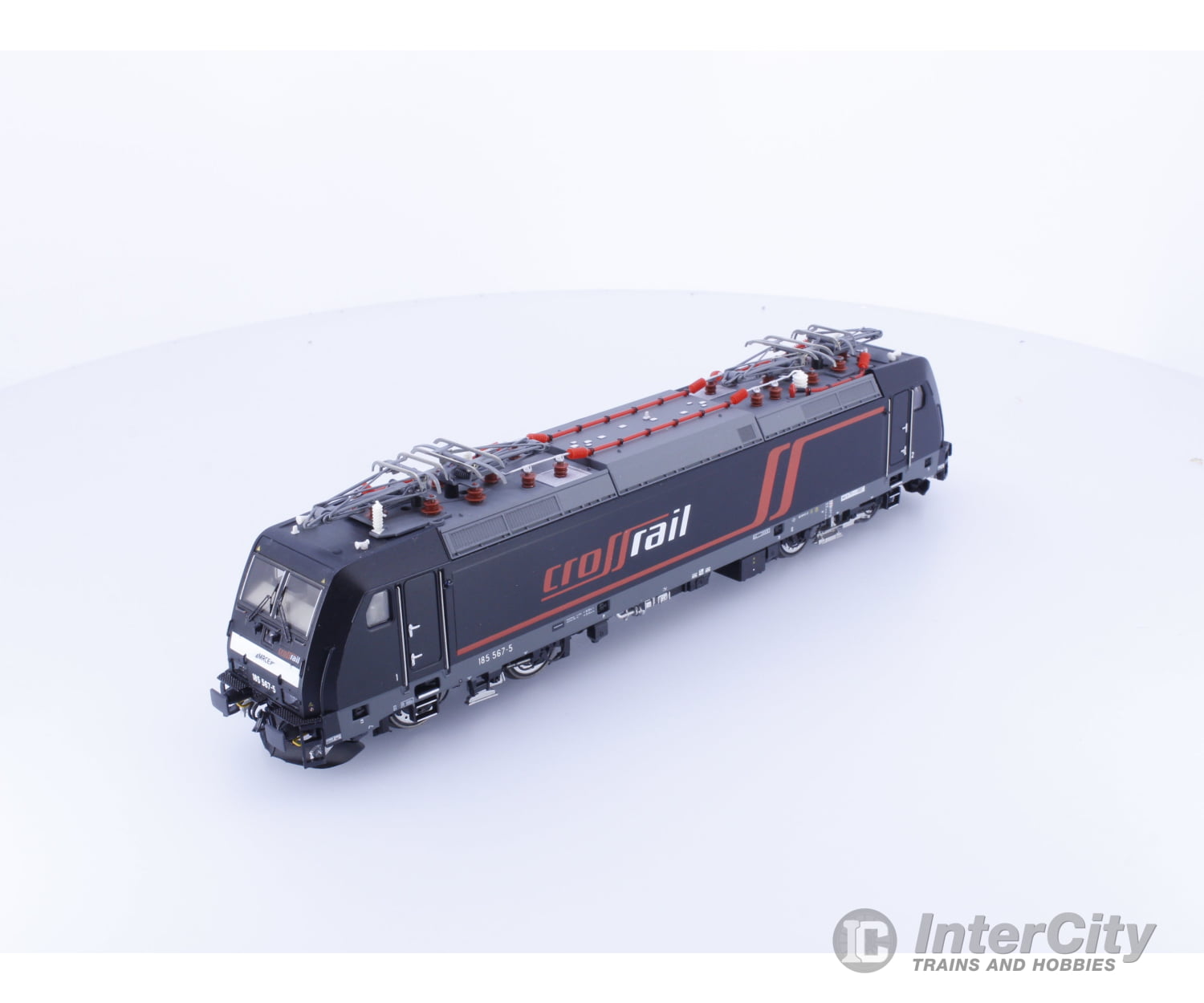 RailTop-Modell 11002 HO Private BR 185 MCRE/Crossrail E-Lok 567-5 DCC European Locomotives