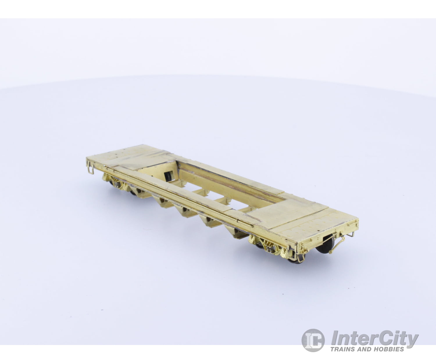 Railworks R255 F-37/37a HO P.R.R. Flat Cars Undecorated Brass Pennsylvania Railroad (PRR) Freight Cars