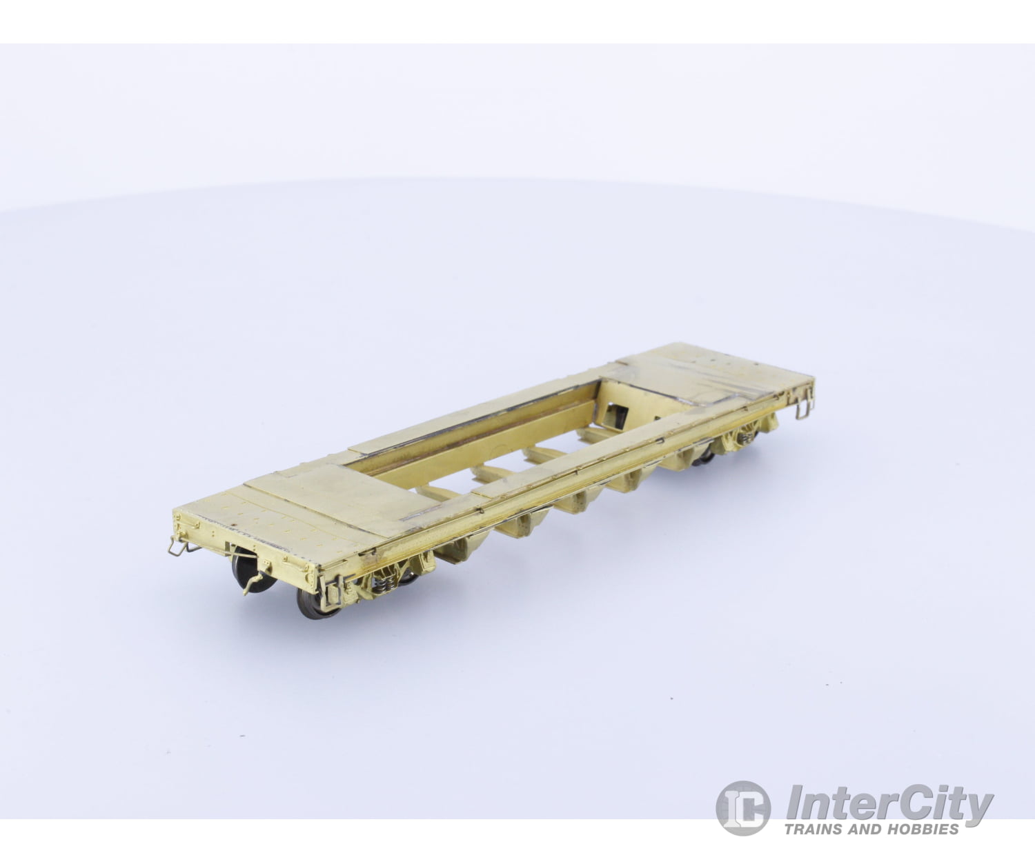 Railworks R255 F-37/37a HO P.R.R. Flat Cars Undecorated Brass Pennsylvania Railroad (PRR) Freight Cars
