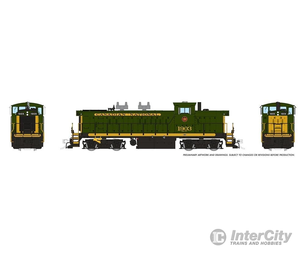 Rapido 010566 Ho Gmd-1 (Dc/Dcc/Sound): Cnr - Green Scheme: #1912 Locomotives
