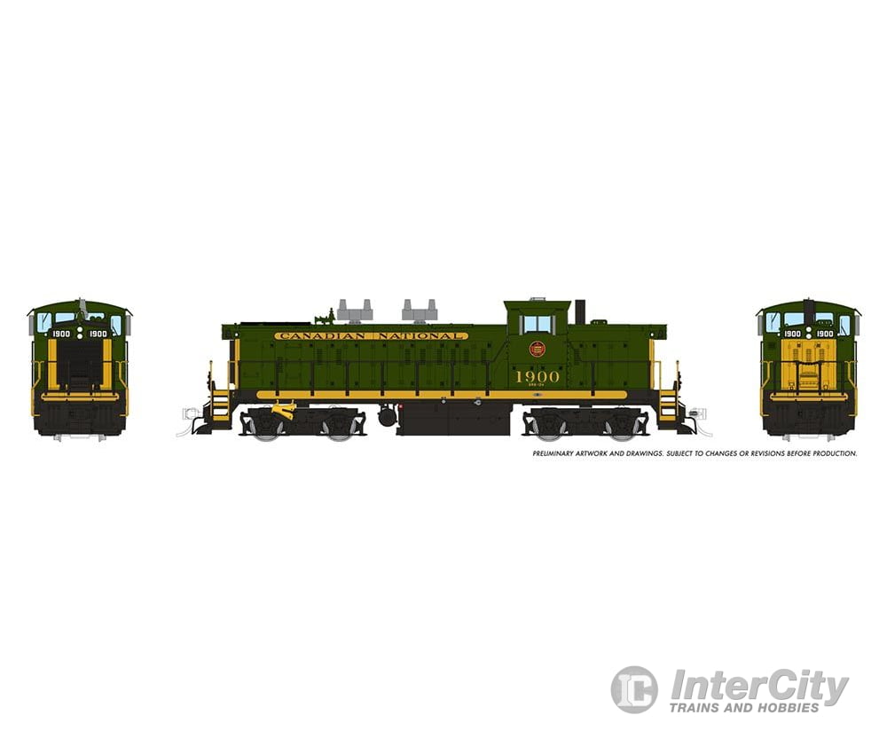Rapido 010578 Ho Gmd-1 (Dc/Dcc/Sound): Cnr - Green Scheme: #1900 (Winnipeg Railway Museum)