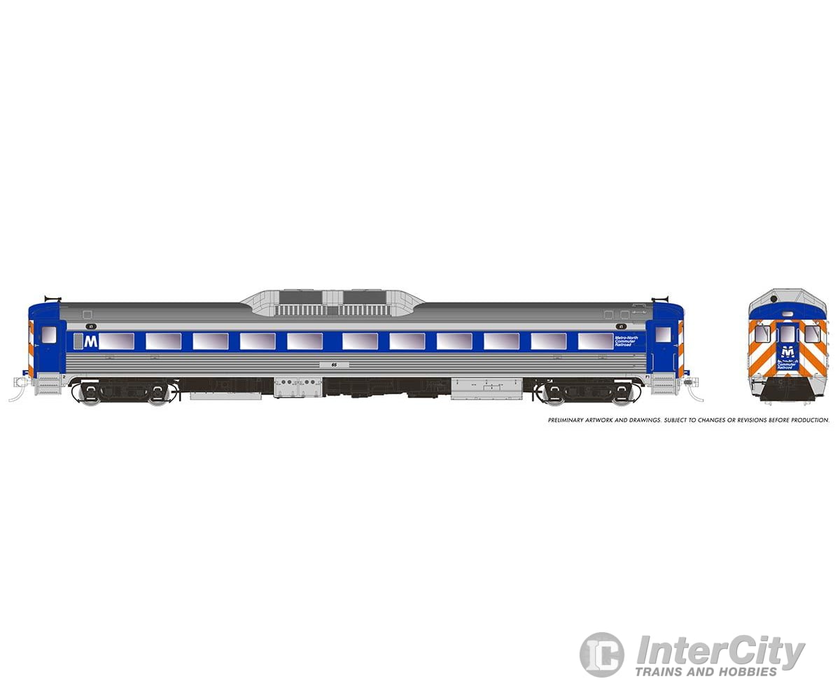 Rapido 016323 Ho Budd Rdc-1 (Ph 1B) (Dc/Silent): Metro North: #65 Locomotives