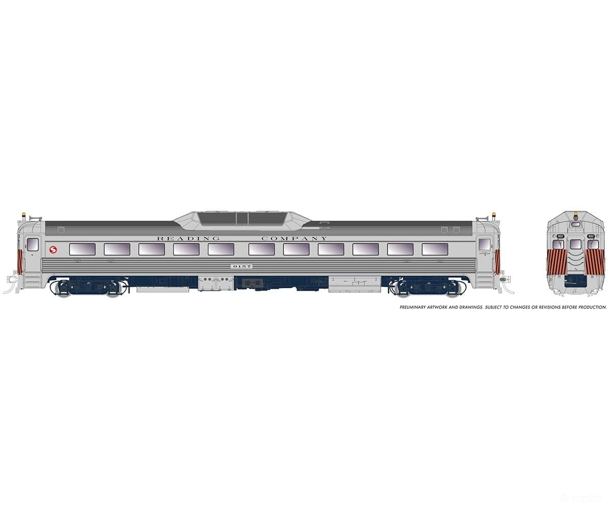 Rapido 016335 Ho Budd Rdc-1 (Ph 2) (Dc/Silent): Septa: #9162 Locomotives