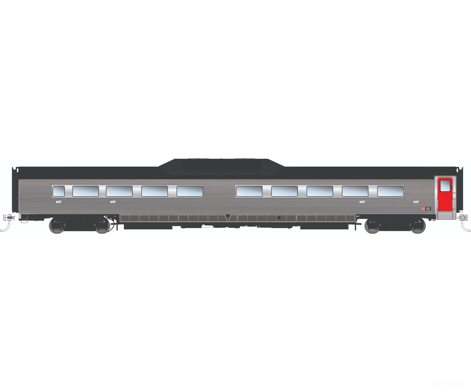 Rapido 016407 HO Budd Roger Williams Unpowered intermediate car: New Haven Locomotives