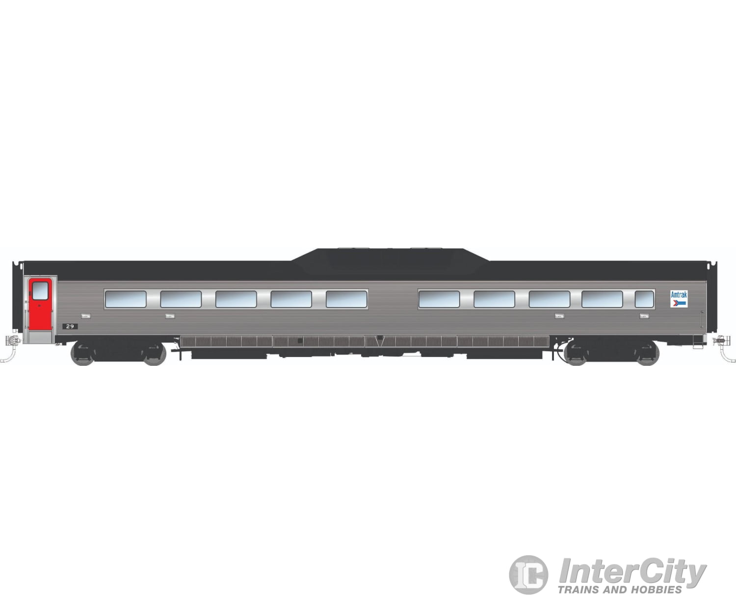 Rapido 016409 HO Budd Roger Williams Unpowered intermediate car: Amtrak Locomotives