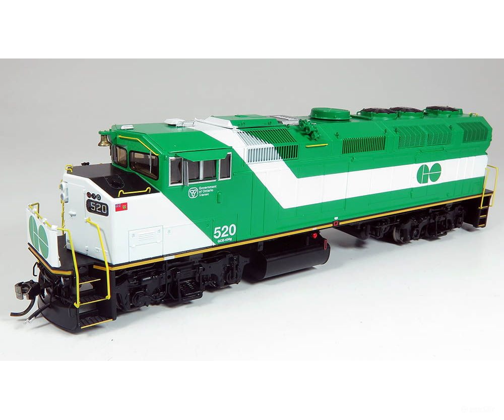 Rapido 019503 HO F59PH (DC/DCC/Sound): GO Transit #528 - Locomotives