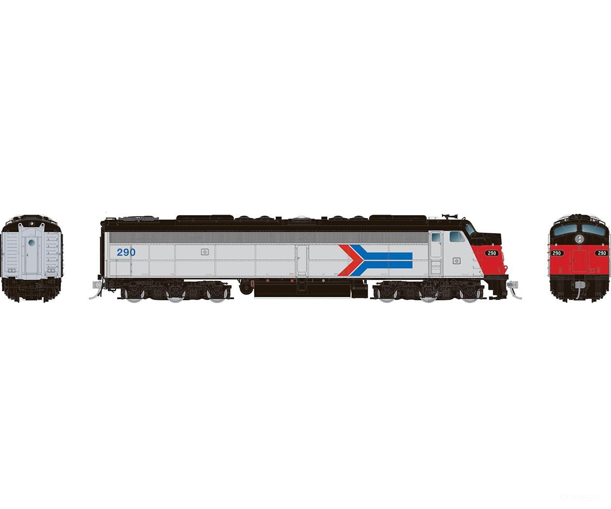 Rapido 028801 Ho Emd E8A W/Hep (Dc/Dcc/Sound): Amtrak - Phase 1: #497 Locomotives