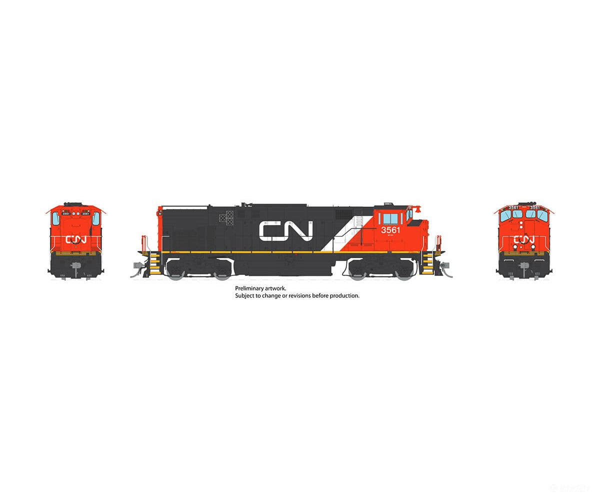 Rapido 033523 Ho M420 (Dc/Dcc/Sound): Cn - North America Scheme (Mr-20C): #3576 Locomotives