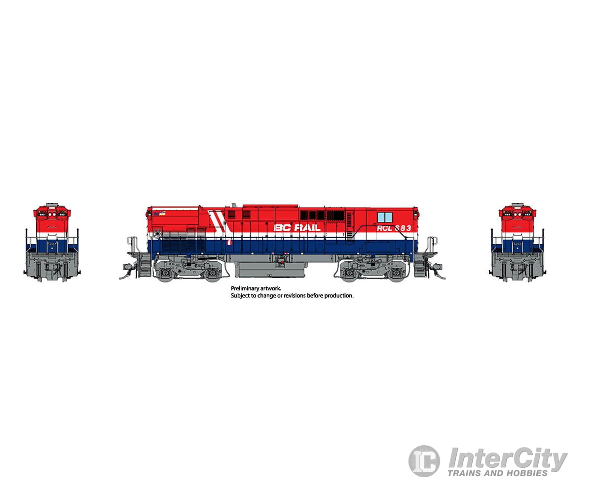 Rapido 033536 Ho M420B + (Dc/Dcc/Sound): Bcr - Red White & Blue Hockey Stick: #Rcl683 Locomotives