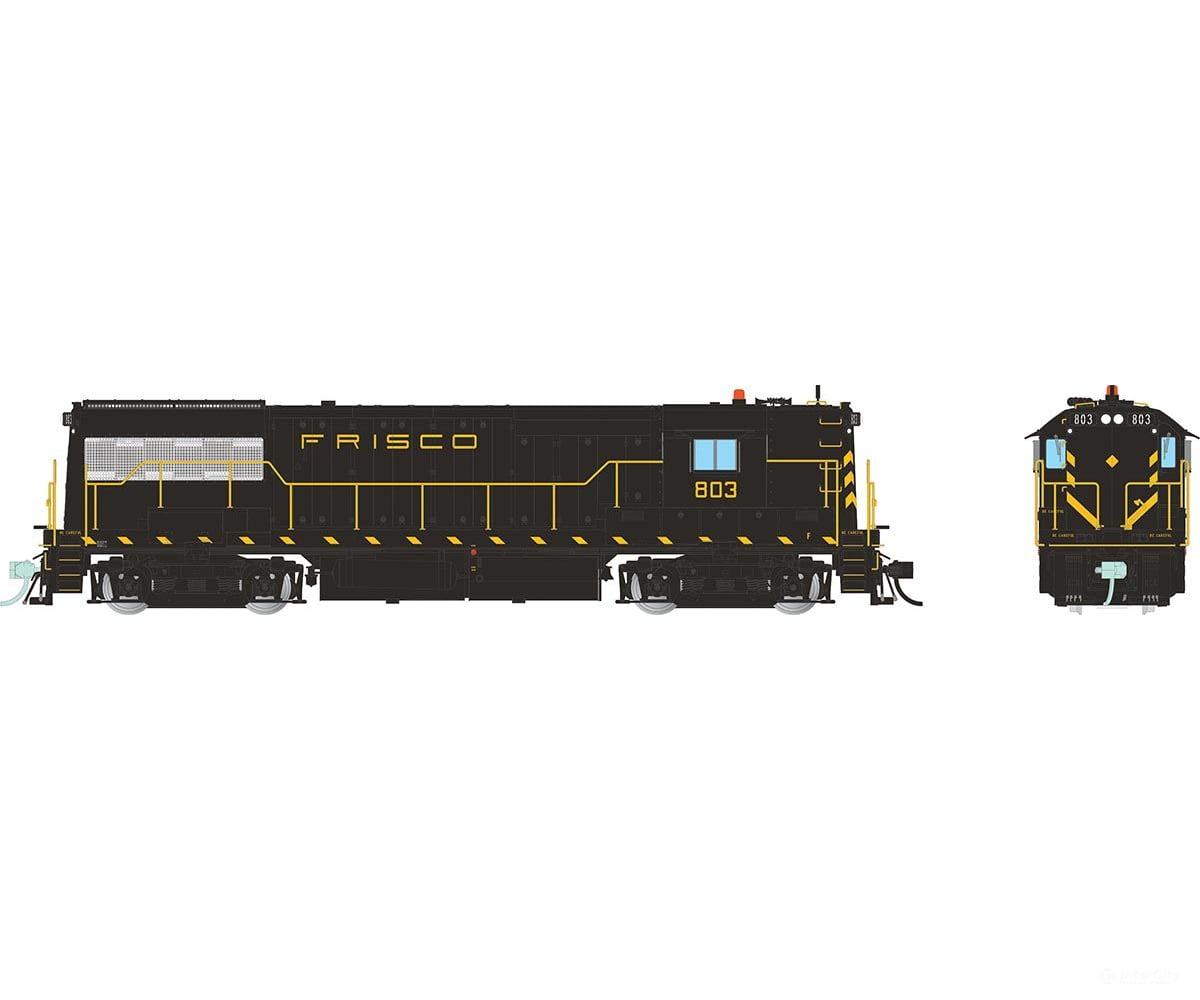 Rapido 035069 Ho Ge U25B High Hood (Dc/Silent): Frisco (Slsf) - As Delivered: #803 Locomotives