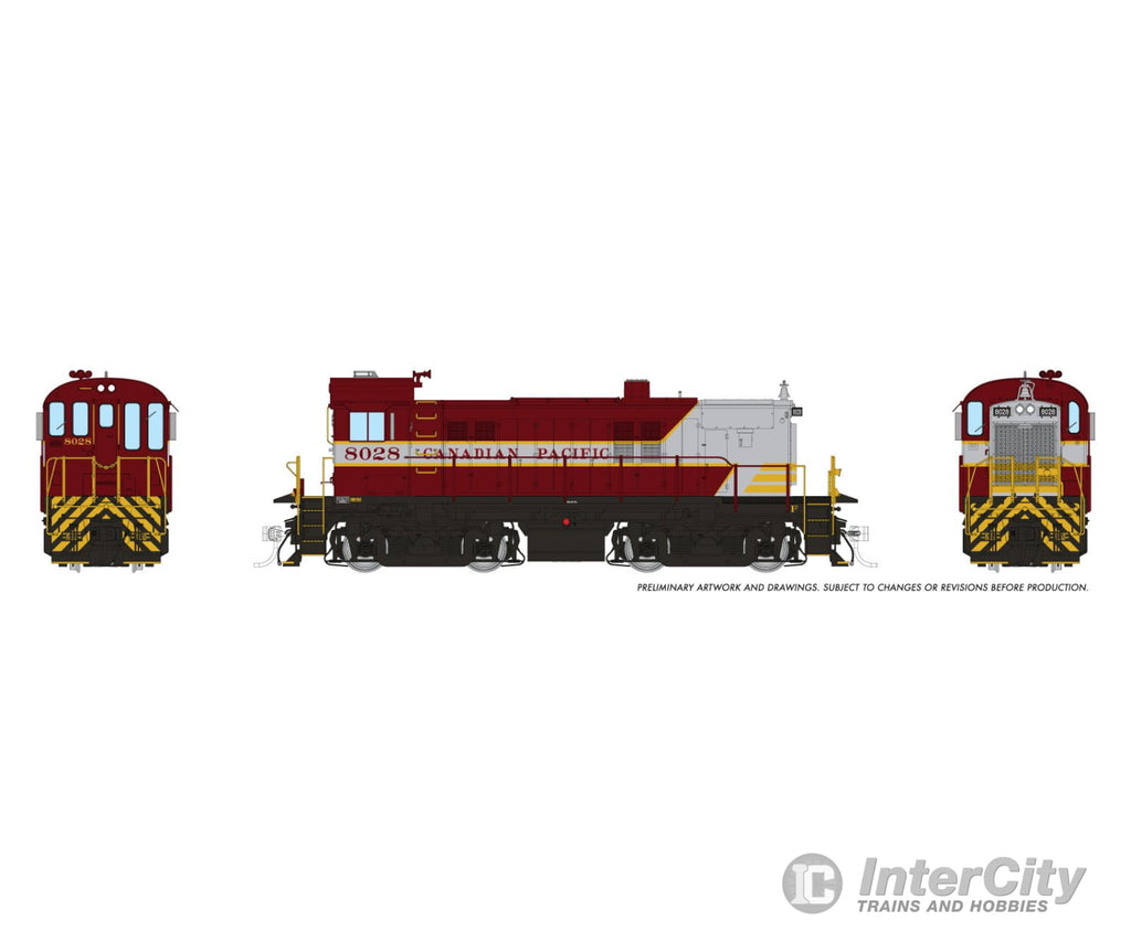 Rapido 036103 HO MLW RS-23 (DC/Silent): CPR - Block Scheme: #8025