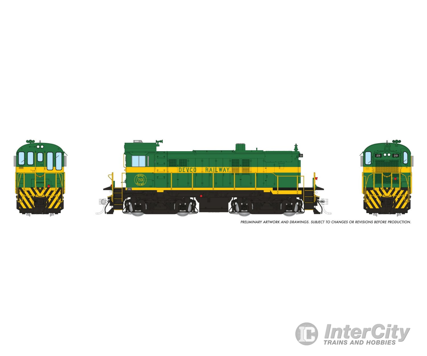 Rapido 036120 HO MLW RS-23 (DC/Silent): DEVCO: #201