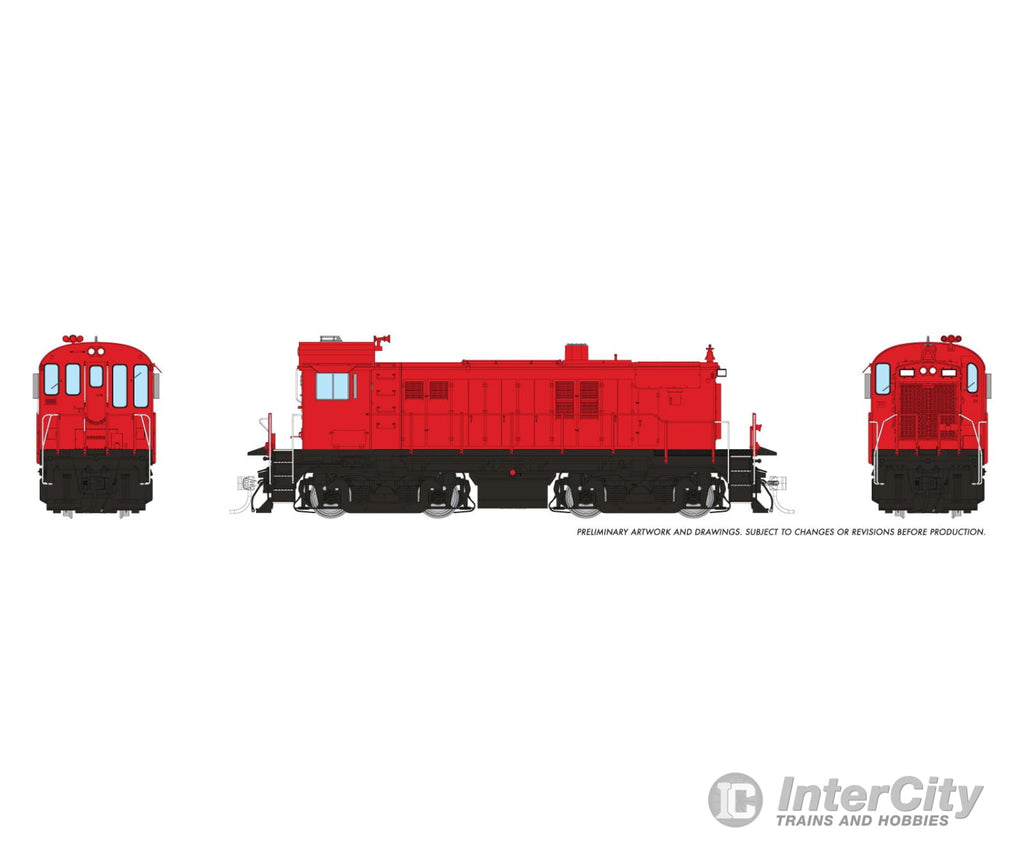 Rapido 036199 HO MLW RS-23 (DC/Silent): Industrial Red