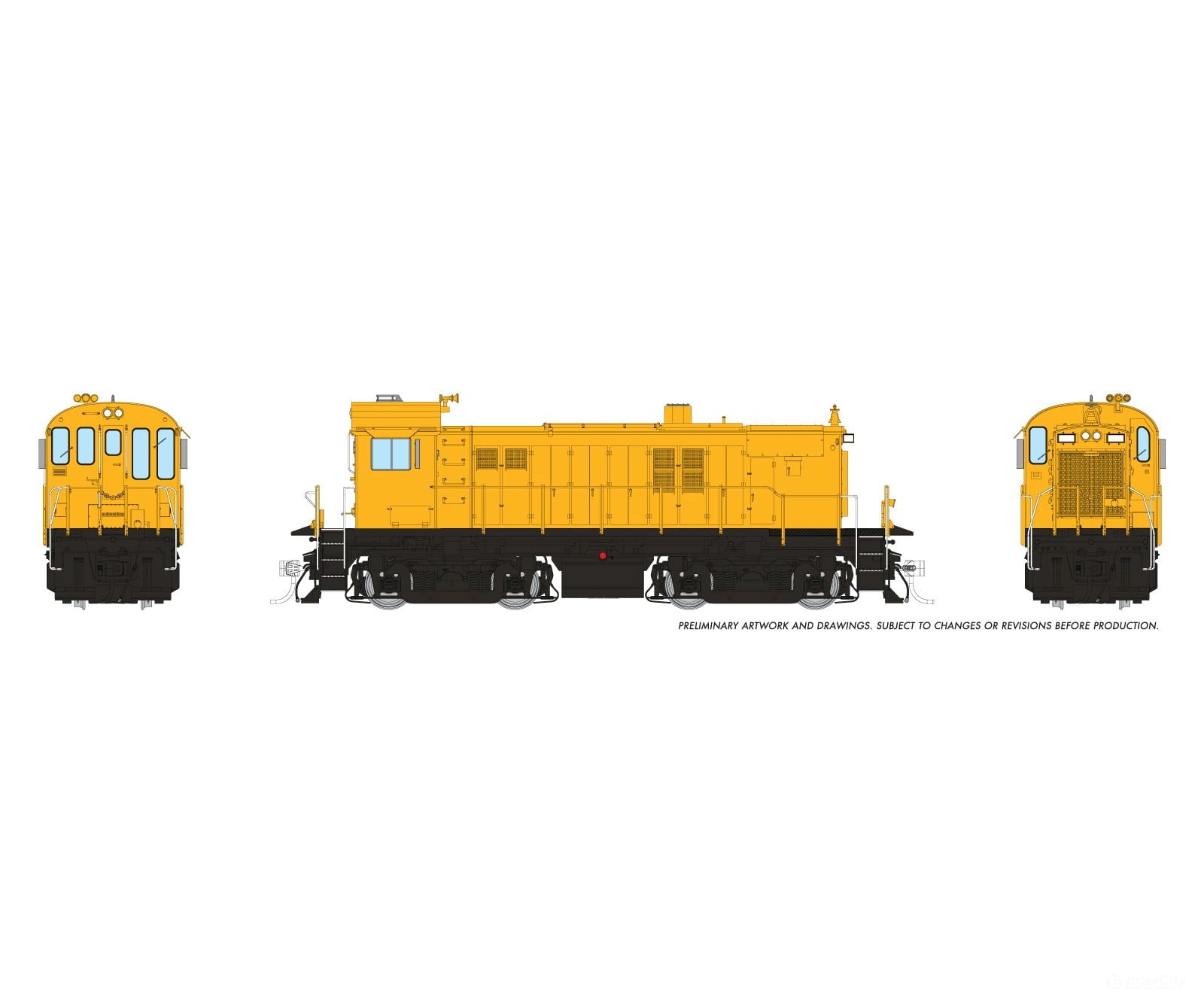 Rapido 036698 HO MLW RS-23 (DC/DCC/Sound): Industrial Yellow
