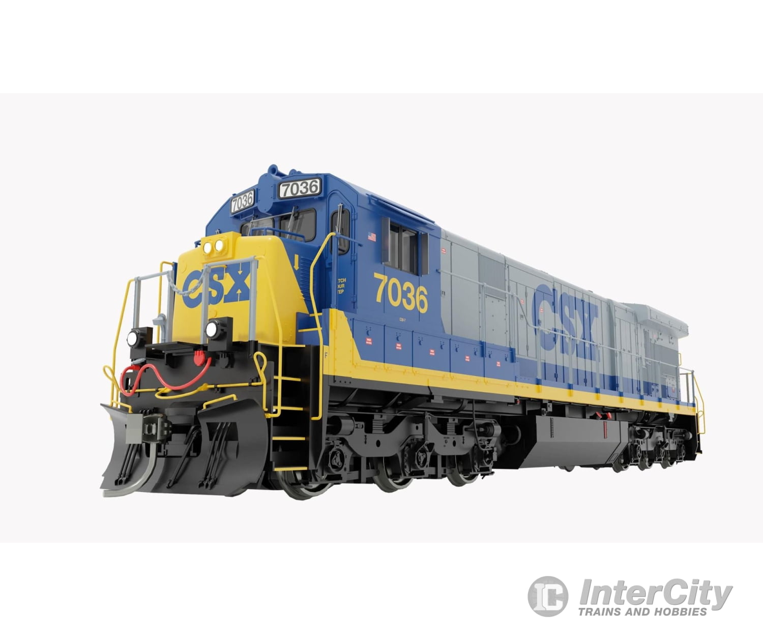 Rapido 042013 Ho C30-7 (Dc/Silent): Csx - Yn2 Scheme: #7029 Locomotive