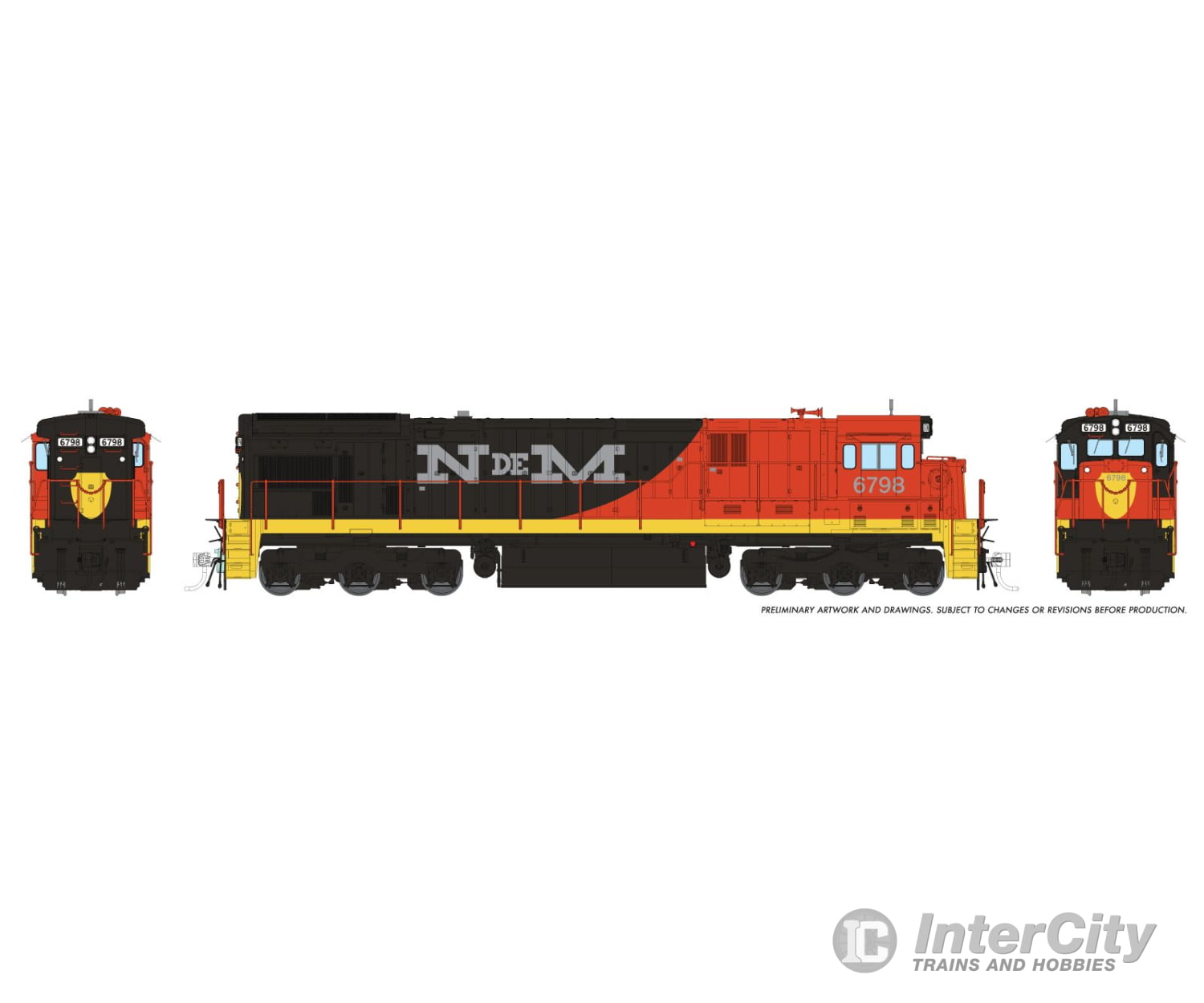 Rapido 042017 Ho C30-7 (Dc/Silent): Ndem - Early Scheme: #6732 Locomotive