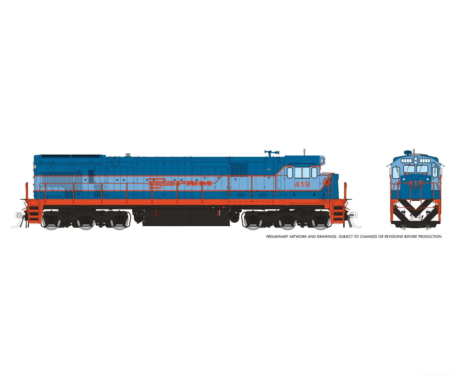 Rapido 042612 Ho C36-7 Dc/Dcc/Sound): Fnm - Blue Scheme: #432 Locomotives