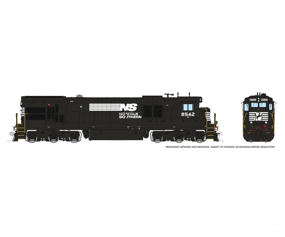Rapido 042622 Ho C36-7 Dc/Dcc/Sound): Norfolk Southern: #8534 Locomotives