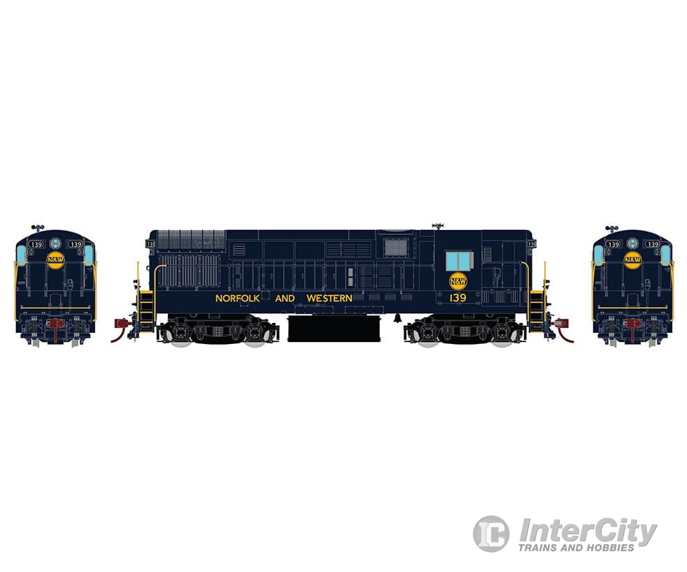 Rapido 044014 Ho Scale H16-44 (Dc/Silent): Norfolk & Western #141 Locomotives