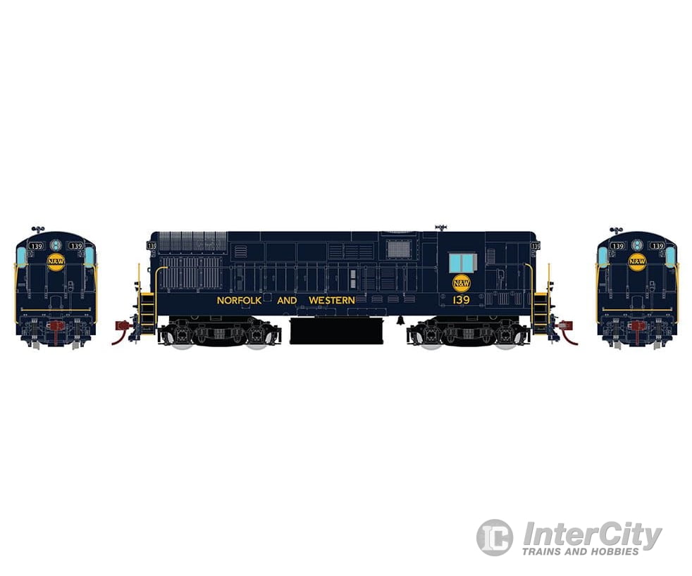 Rapido 044516 Ho Scale H16-44 (Dc/Dcc/Sound): Norfolk & Western #144 Locomotives