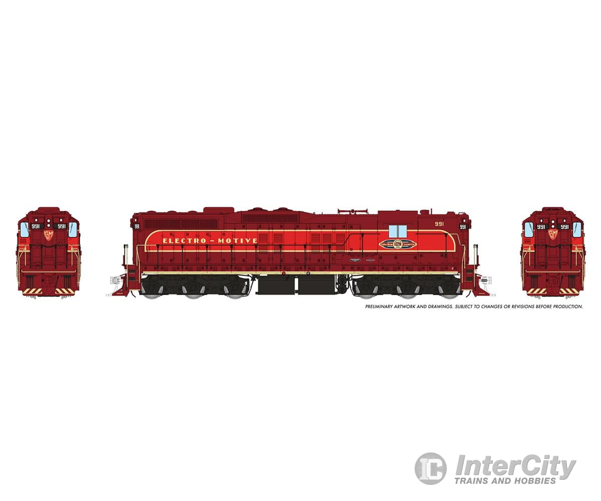 Rapido 050609 HO EMD SD7 (DC/DCC/Sound): EMD Demonstrator: #991 Locomotive