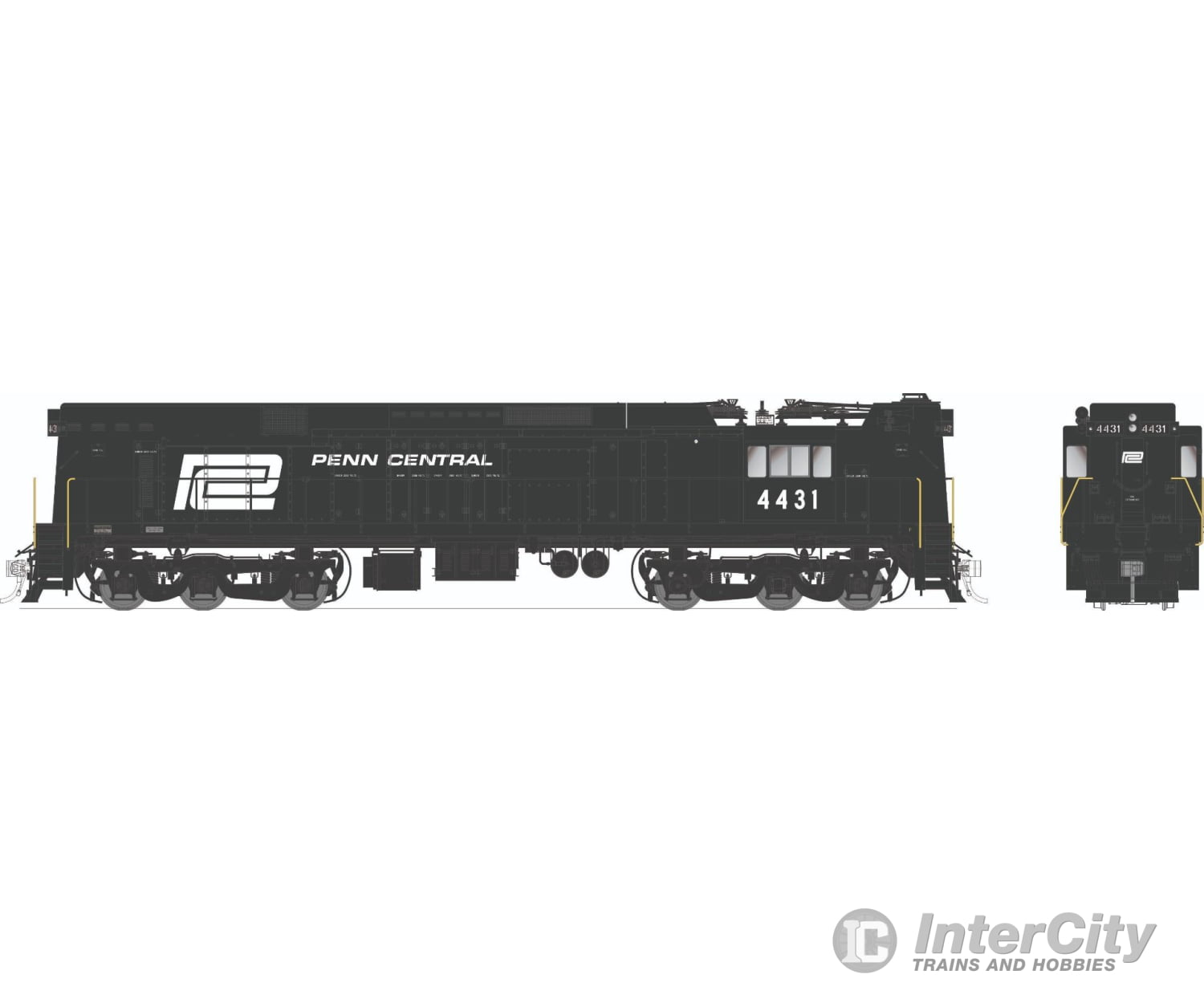 Rapido 052511 HO GE E44a Electric (DC/DCC/Sound): Penn Central: #4441 Locomotives