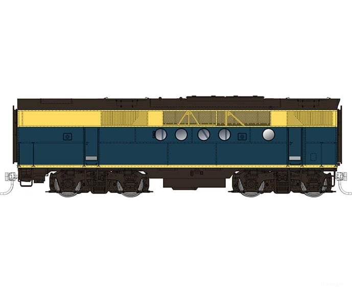Rapido 053508 Ho Emd Ft Booster (Dc/Dcc/Sound): At&Sf - Freight Scheme: Unnumbered Locomotives