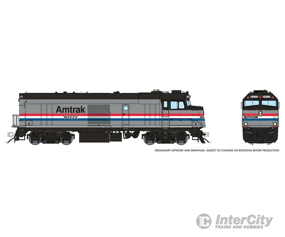 Rapido 081516 Ho Amtrak Npcu ’Cabbage’ (Dc/Dcc/Sound): - Phase Iii: #90225 Locomotives