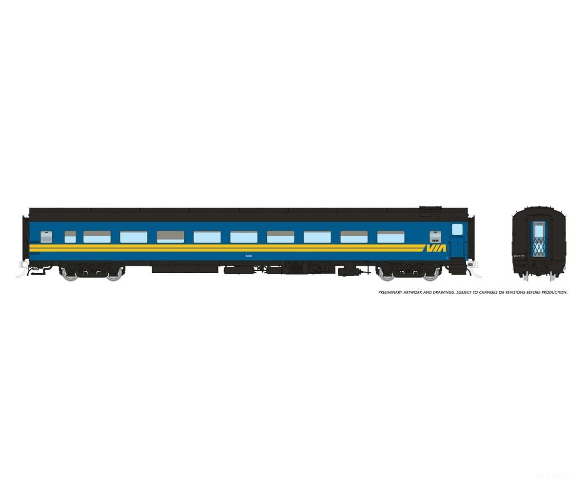 Rapido 100369 Ho Lightweight Coach: Via Rail Canada: #5647 Passenger Cars