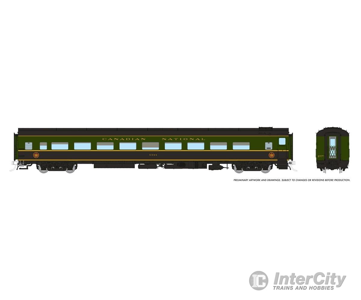 Rapido 100373 Ho Lightweight Coach: Cnr - 1954 Scheme: #5635 Passenger Cars