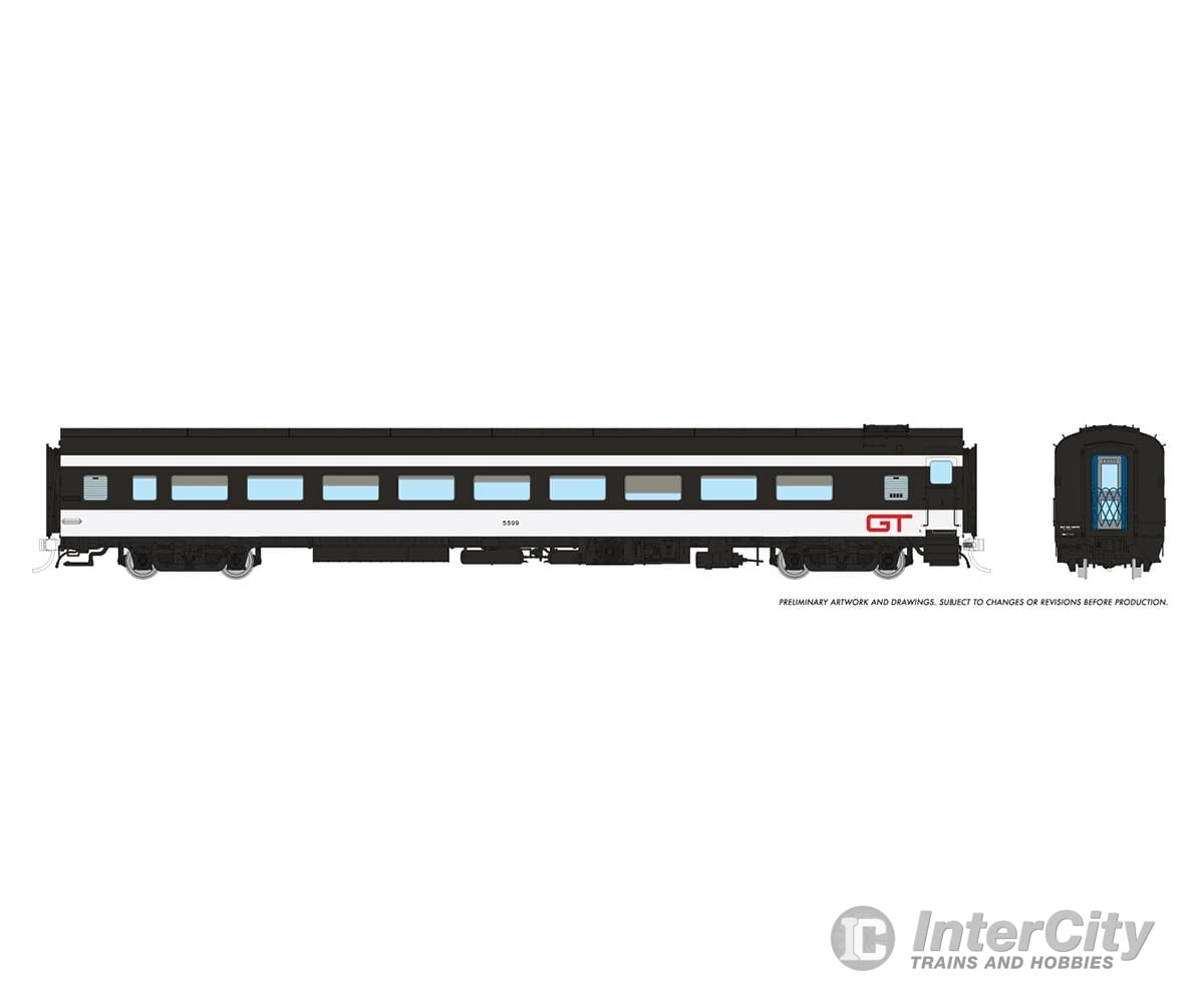 Rapido 100401 Ho Lightweight Coach: Gtw - Wet Noodle Scheme: #4888 Passenger Cars