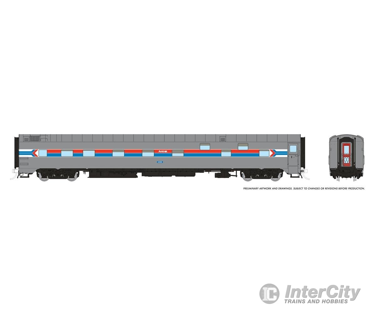 Rapido 101160 Ho Duplex Sleeper: Amtrak - Phase 1: #2400 Passenger Cars