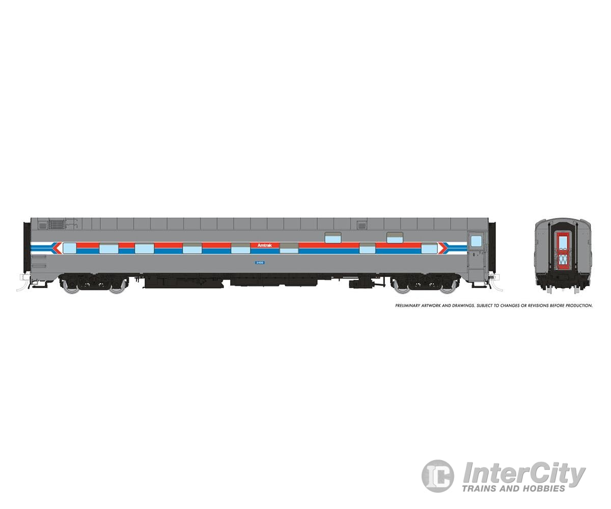 Rapido 101162 Ho Duplex Sleeper: Amtrak - Phase 1: #2402 Passenger Cars