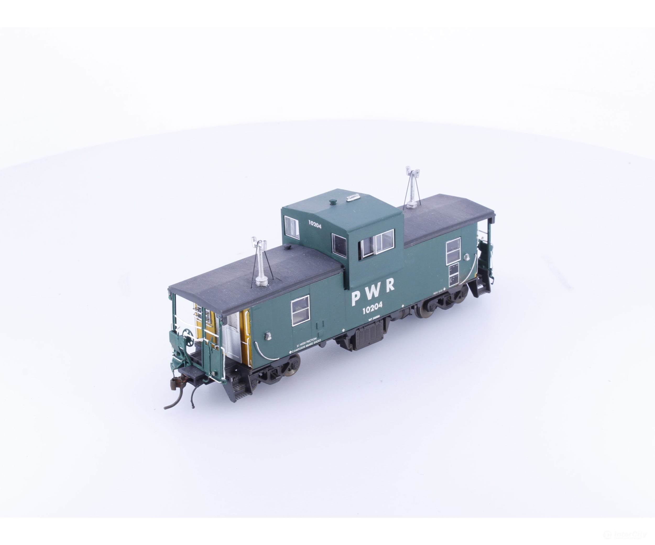 Rapido 10204 HO Angus Wide Vision Caboose Pacific Western Railway (PWR) 10204 - Freight Cars