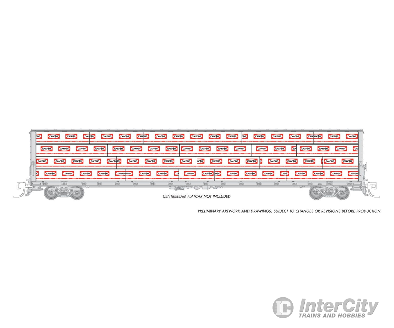 Rapido 102151 Rapido Bits: N Centerbeam Lumber Load: Canfor Freight Loads & Containers