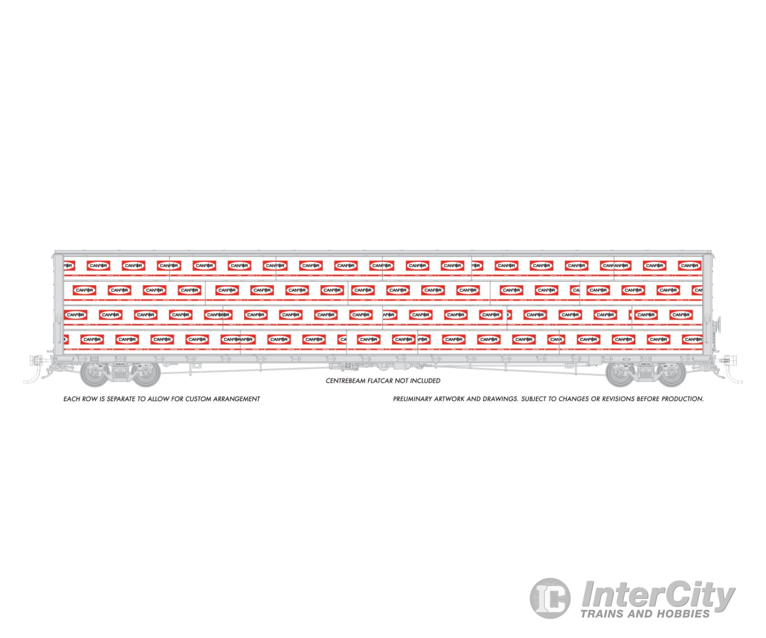 Rapido 102160 Rapido Bits: HO Centerbeam Lumber Load: Canfor Freight Loads & Containers