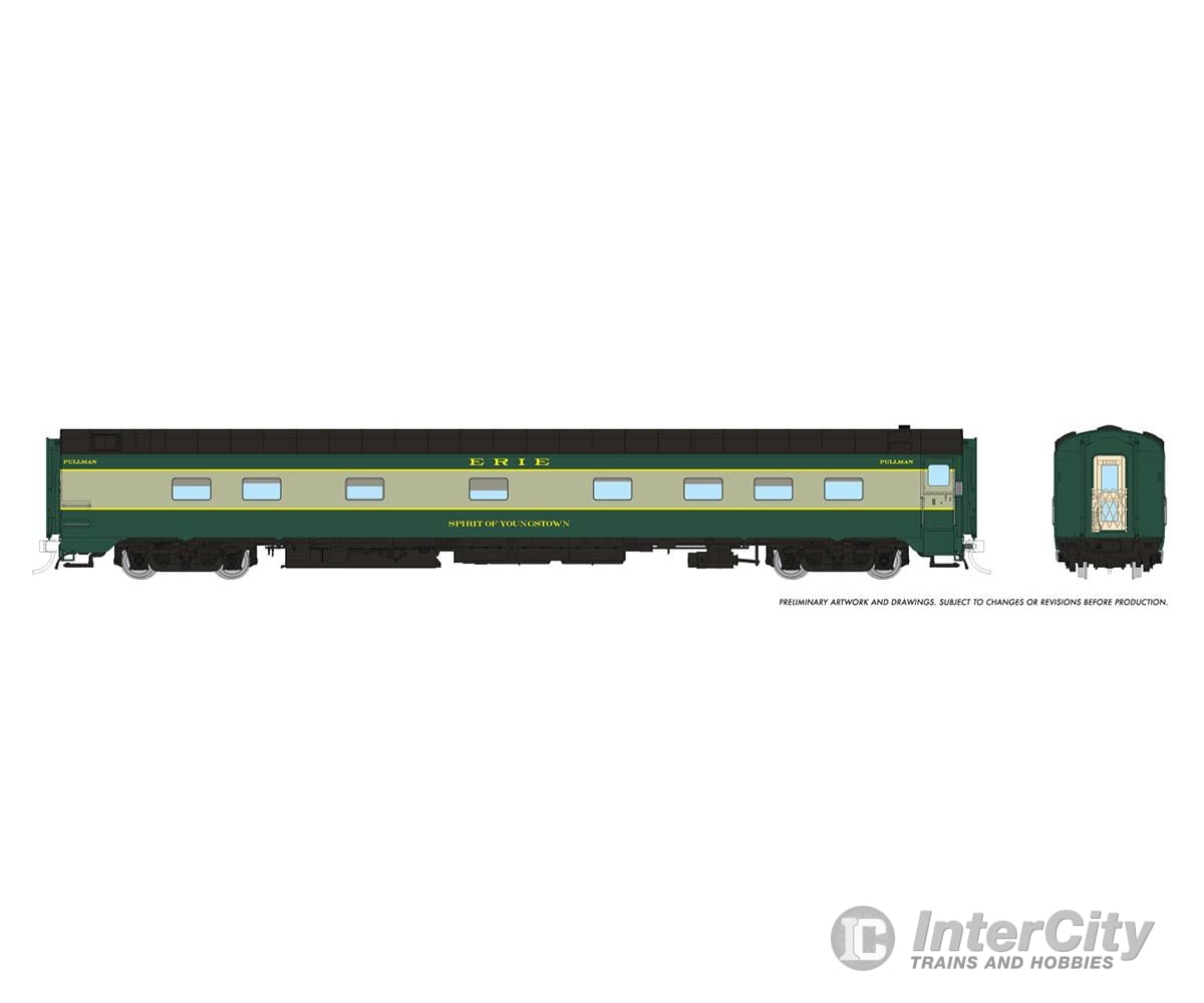 Rapido 104113 Ho 10 - 5 Sleeper: Erie: Spirit Of Youngstown Passenger Cars