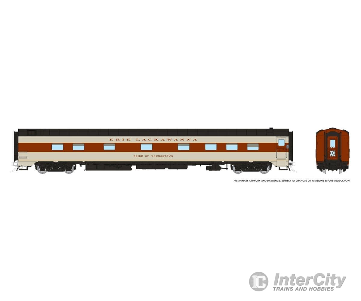 Rapido 104114 Ho 10 - 5 Sleeper: Erie - Lackawanna: Pride Of Youngstown Passenger Cars