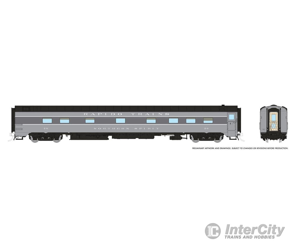 Rapido 104119 Ho 10-5 Sleeper: Rapido Anniversary: ’Northern Spirit’ Passenger Cars
